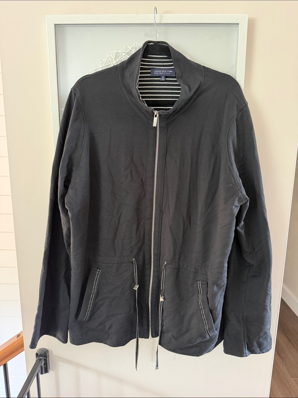 JONES NEW YORK Lightweight Zip Jacket